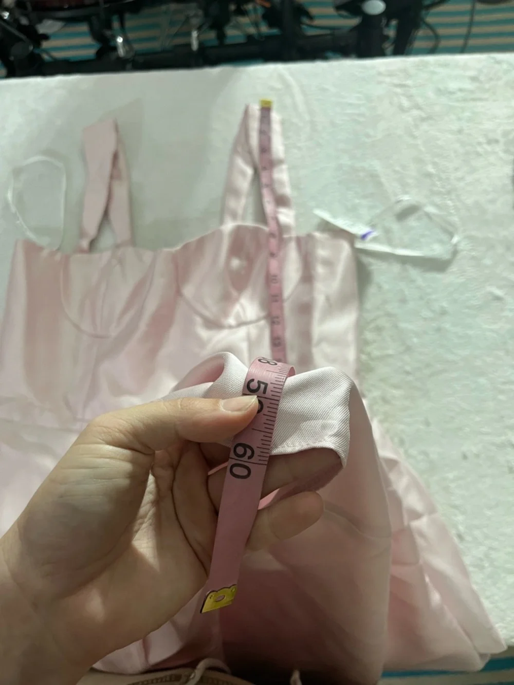 Alfred Sung Tie Back Ballet Pink Corset Gown Dress Long Formal Maxi Pastel 12 - Picture 10 of 16